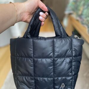 Stylish Black Quilted Women's Bag